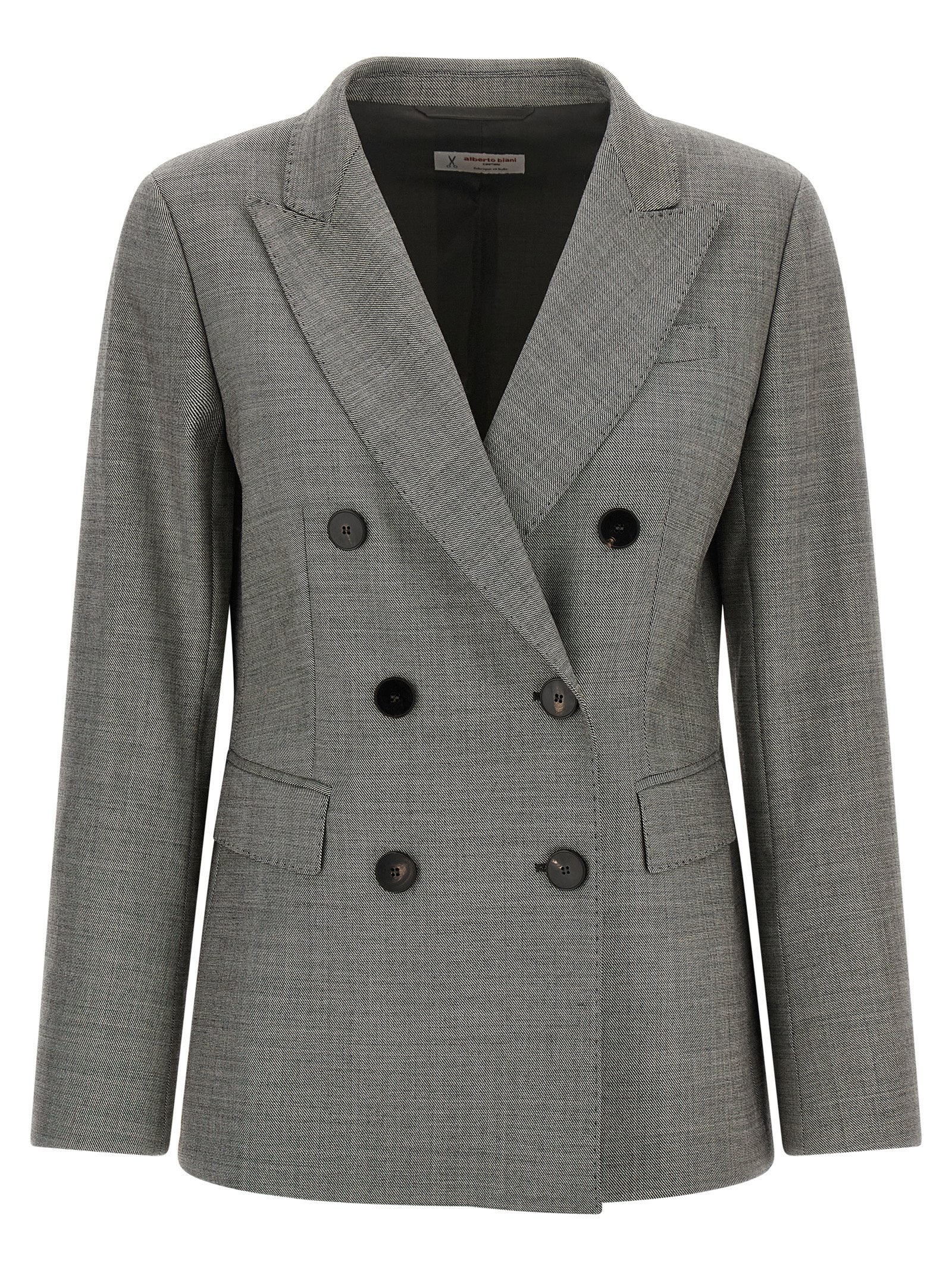 Alberto Biani Grauer Wollblazer