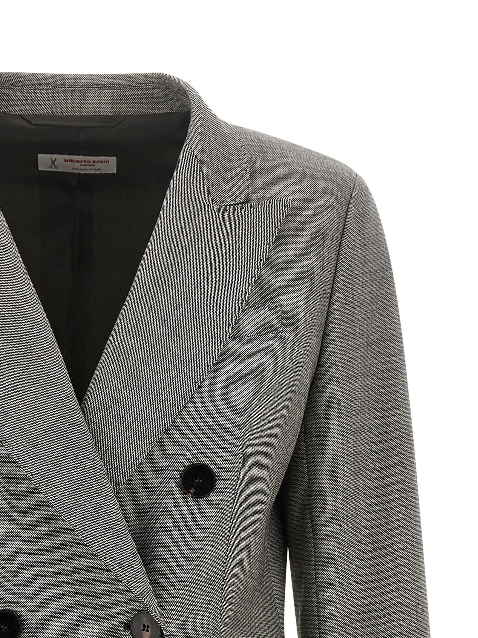 Alberto Biani Grauer Wollblazer