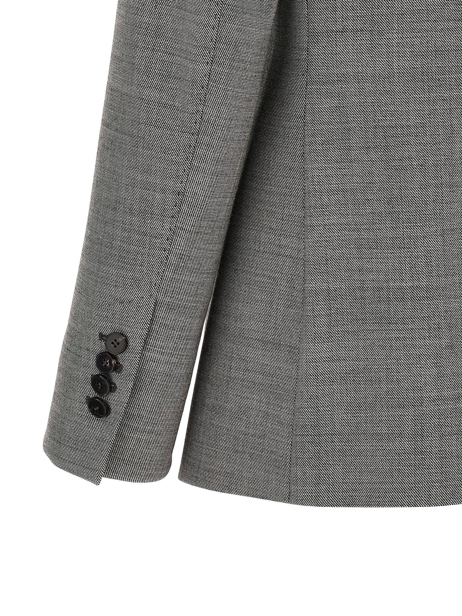 Alberto Biani Grauer Wollblazer