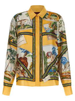 Gucci Mehrfarbige Seidenbluse