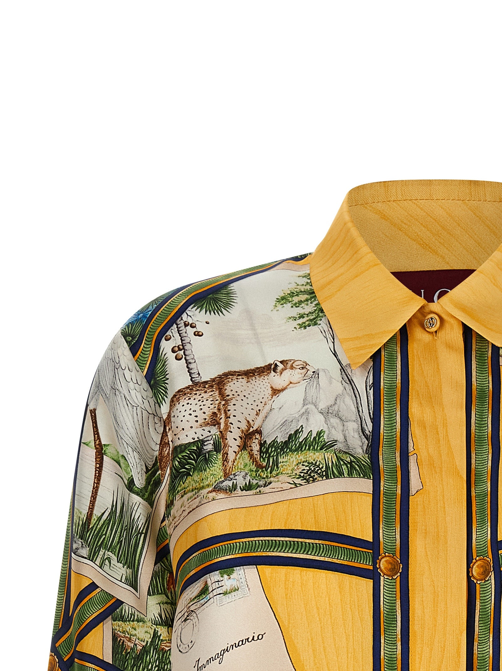 Gucci Mehrfarbige Seidenbluse