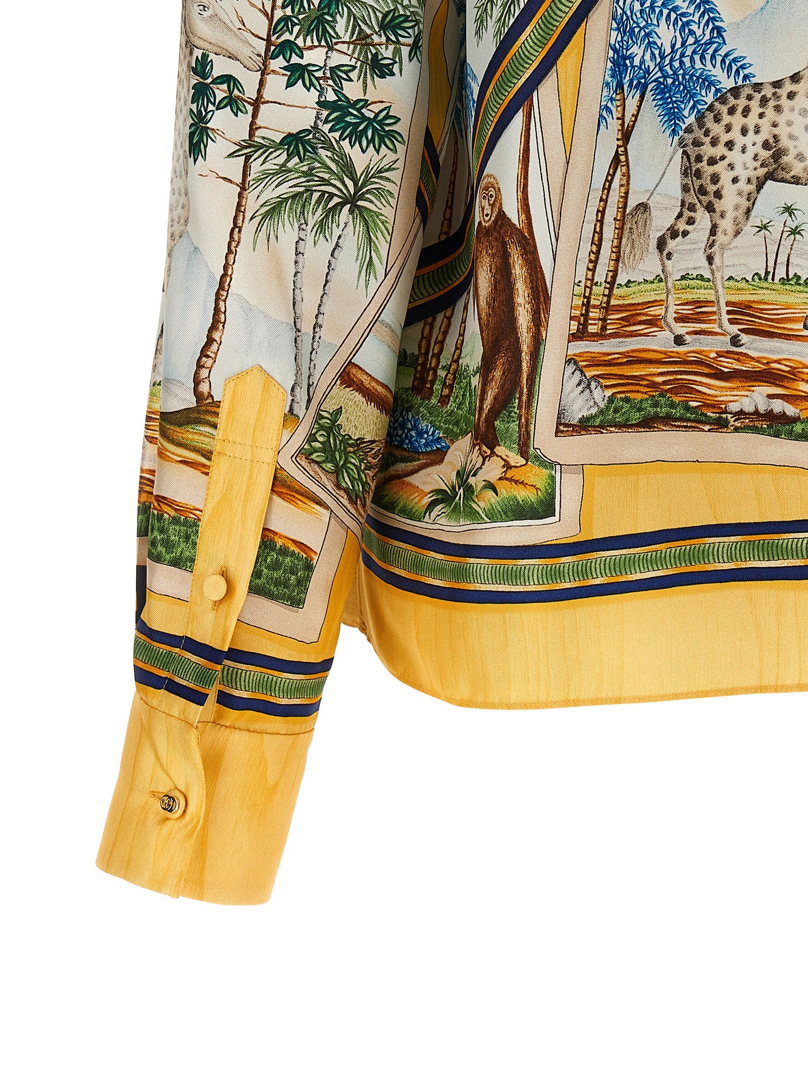 Gucci Mehrfarbige Seidenbluse