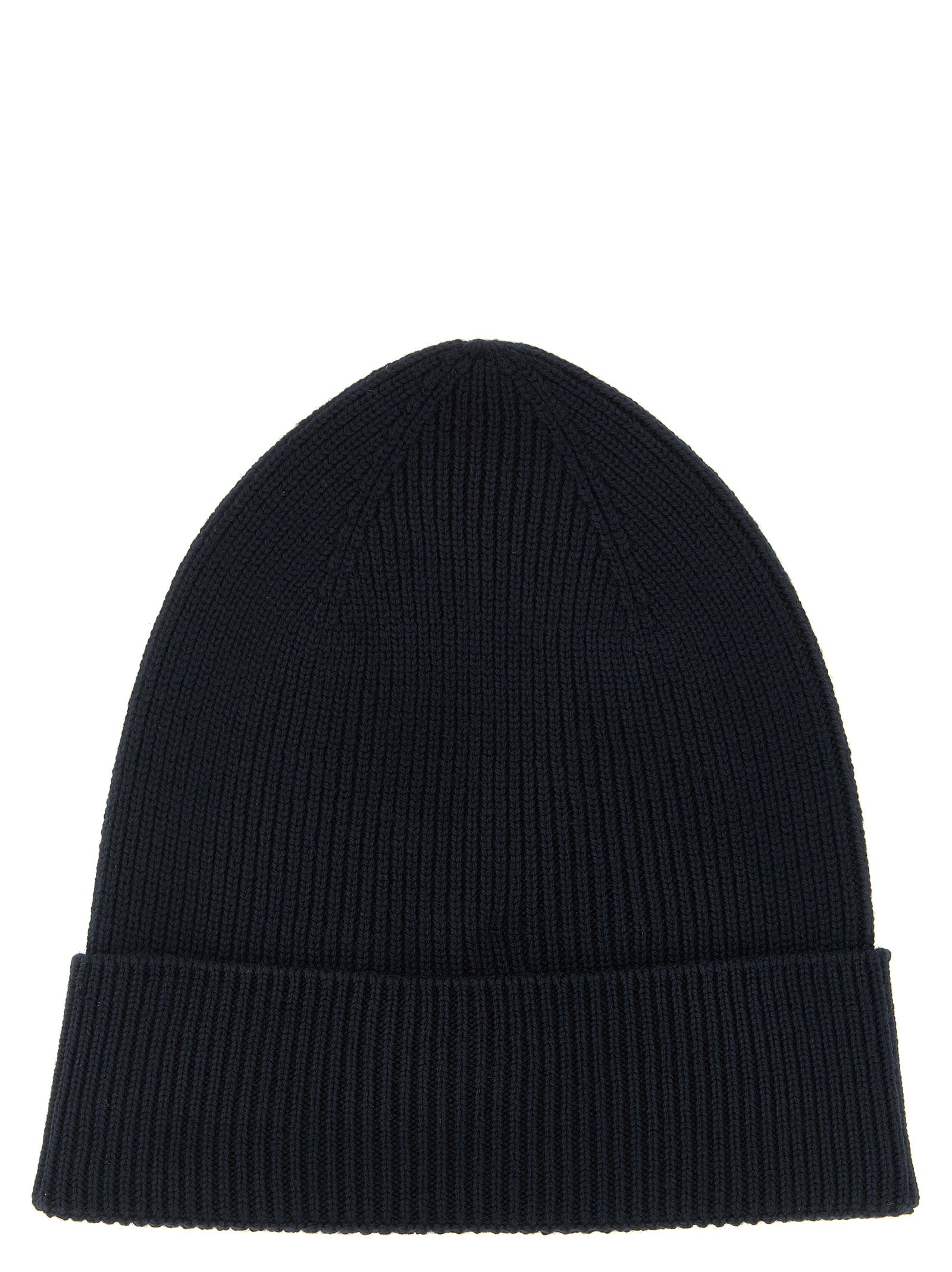 Moncler Mütze aus blauer Schurwolle