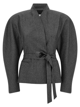 The Andamane Grauer Polyester-Blazer