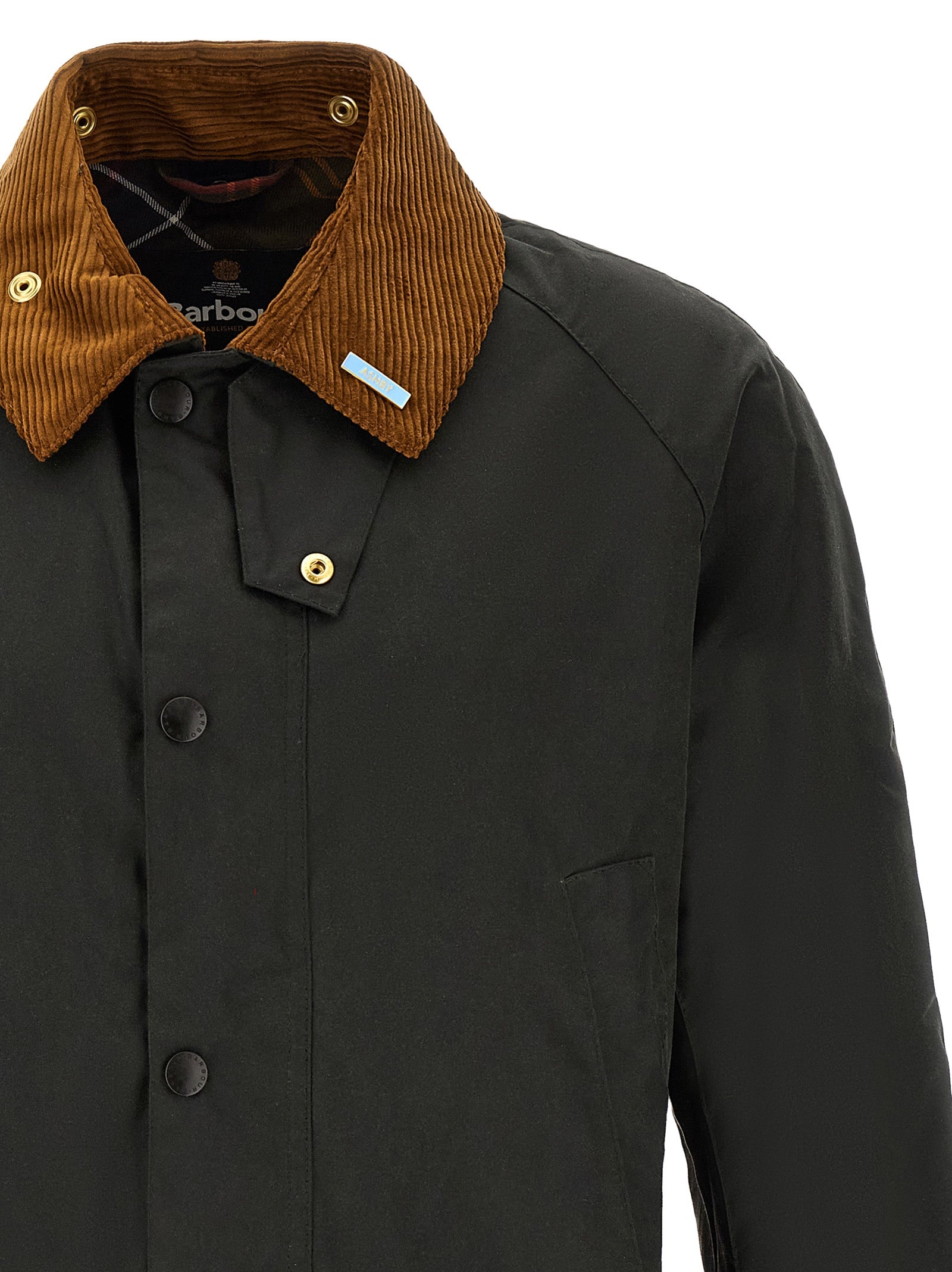 Barbour Zweifarbige Baumwoll-Shell-Jacke