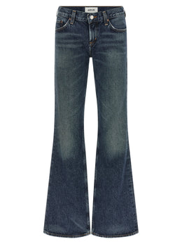 Agolde Blaue Bootcut-Jeans aus Baumwolle