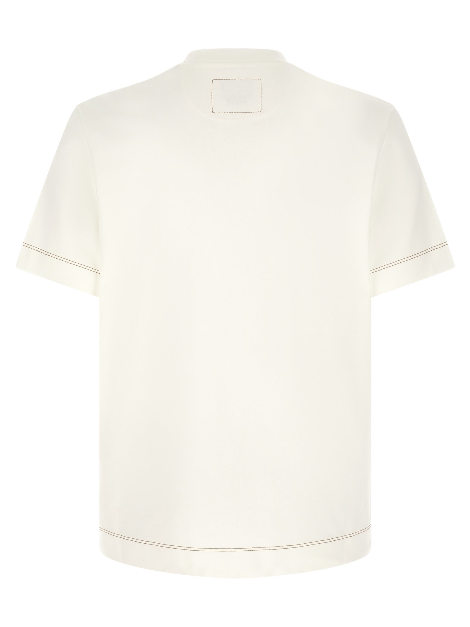 Fendi Weißes Baumwoll-T-Shirt