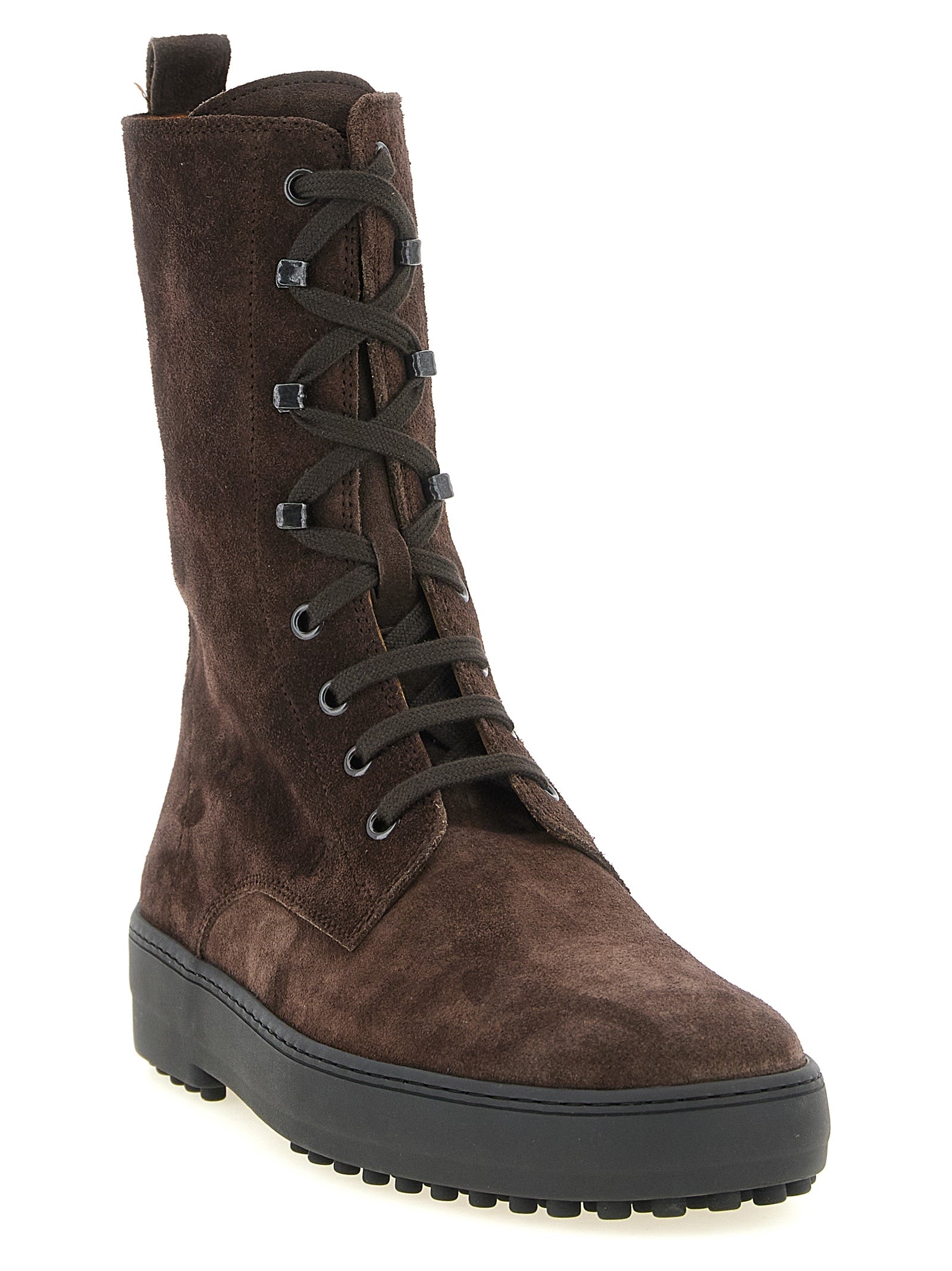 Tod's Ankle Boots aus braunem Kalbsleder