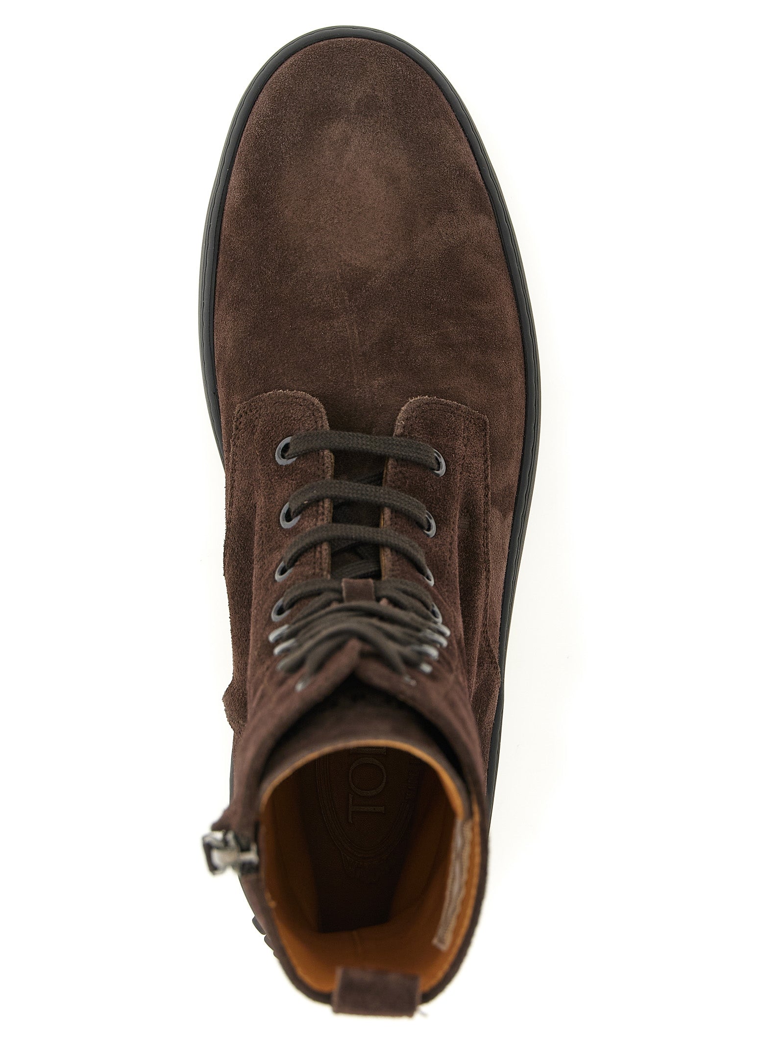 Tod's Ankle Boots aus braunem Kalbsleder