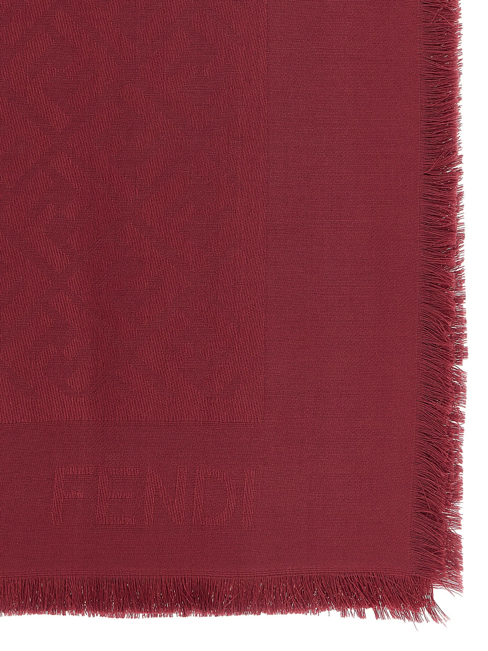 Fendi Seidenschal Bordeaux
