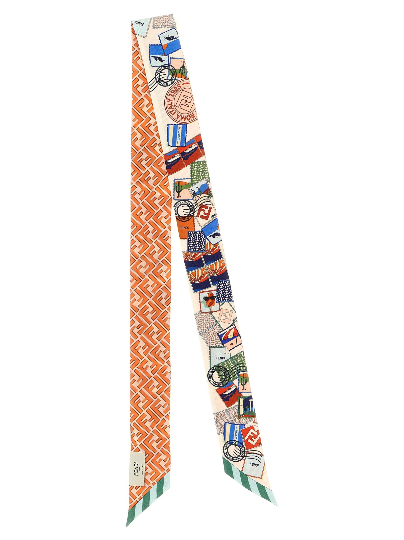 Fendi Haarband aus Seide in Multicolor