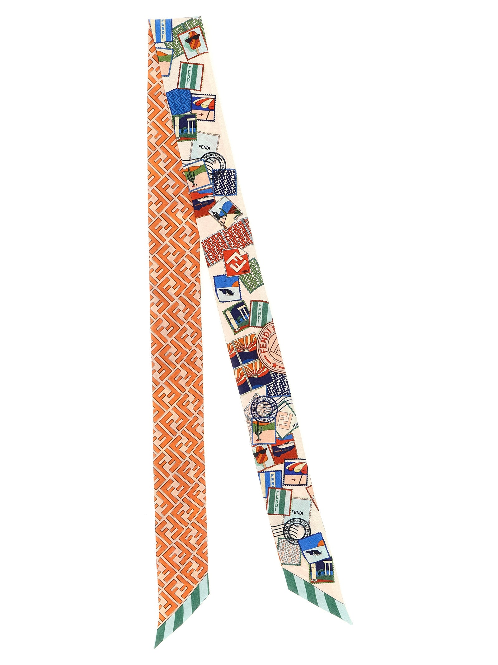 Fendi Haarband aus Seide in Multicolor