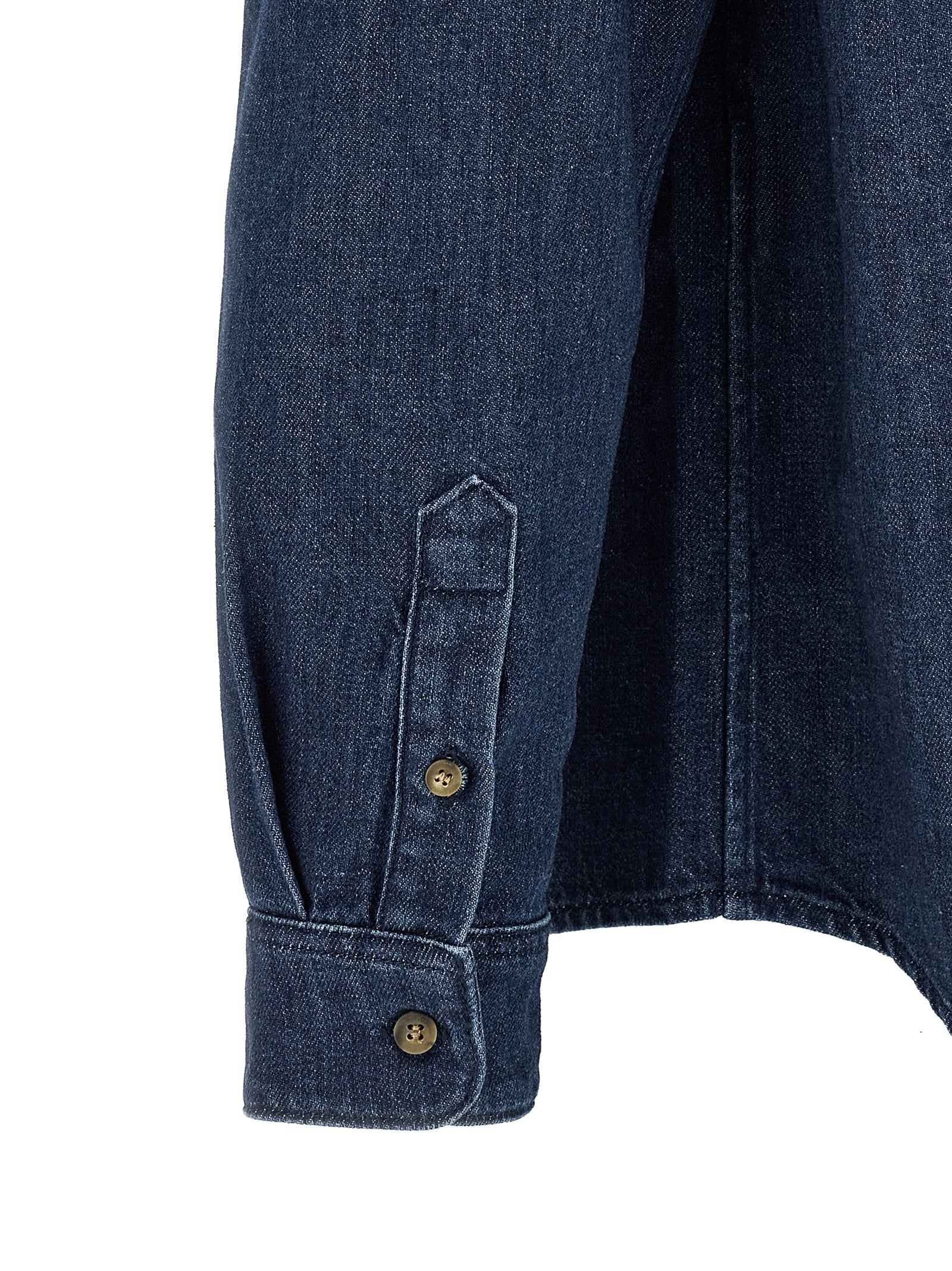 A.P.C. Blaue Baumwollbluse