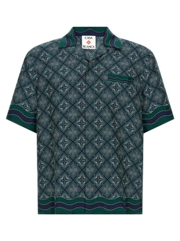 Casablanca Zweifarbige Seidenbluse