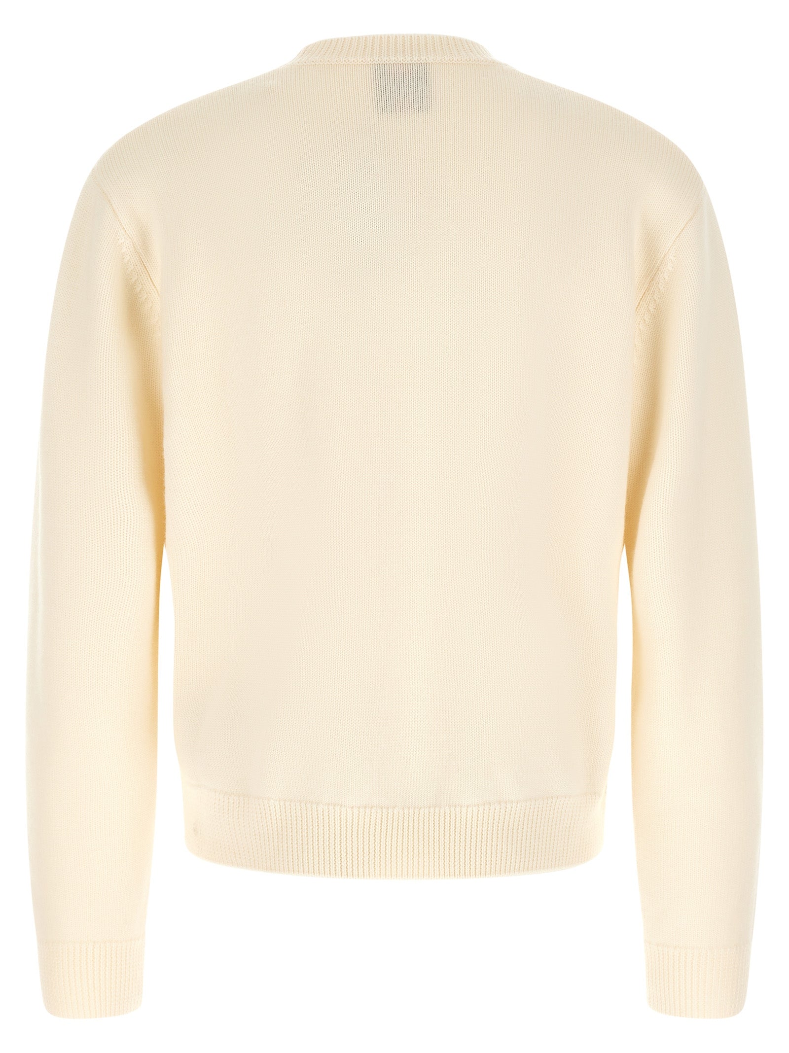 Casablanca Weiße Wollstrickjacke