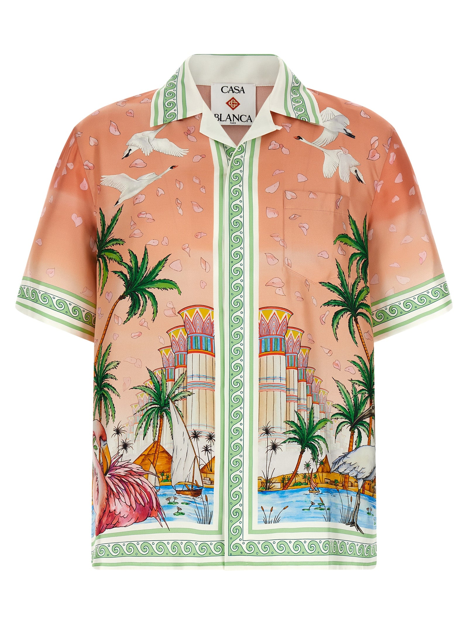 Casablanca Mehrfarbige Seidenbluse