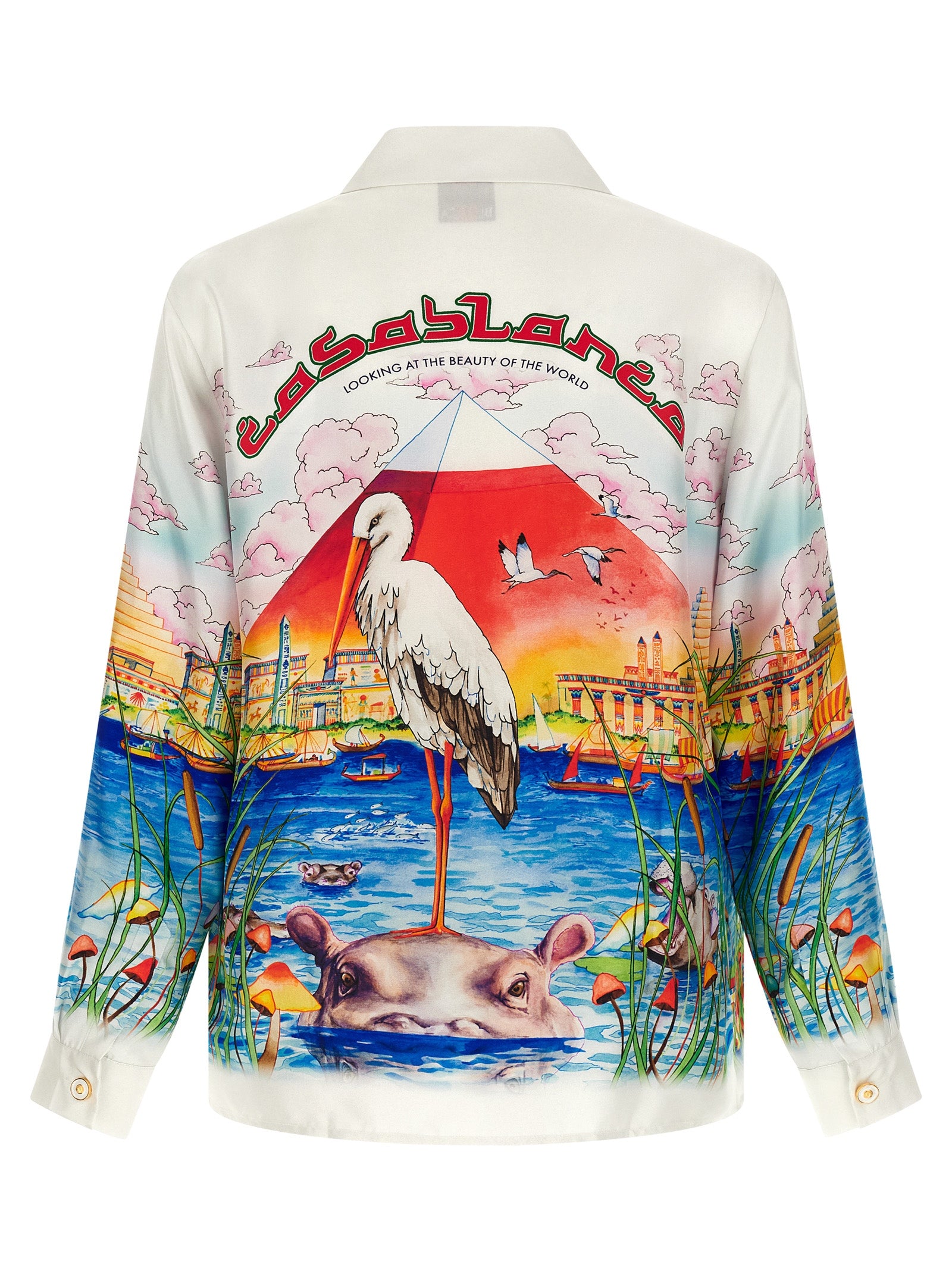 Casablanca Mehrfarbige Seidenbluse