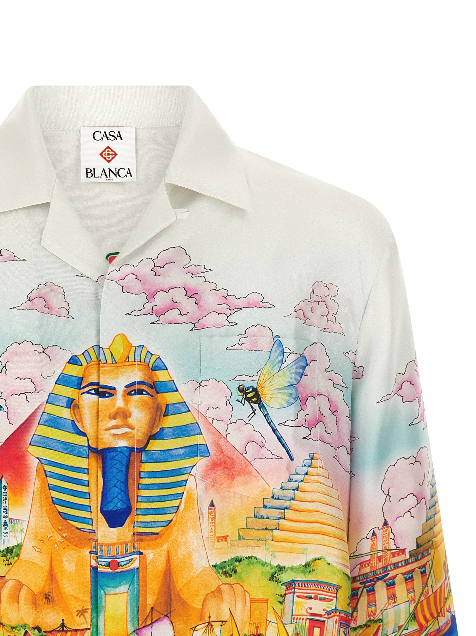Casablanca Mehrfarbige Seidenbluse