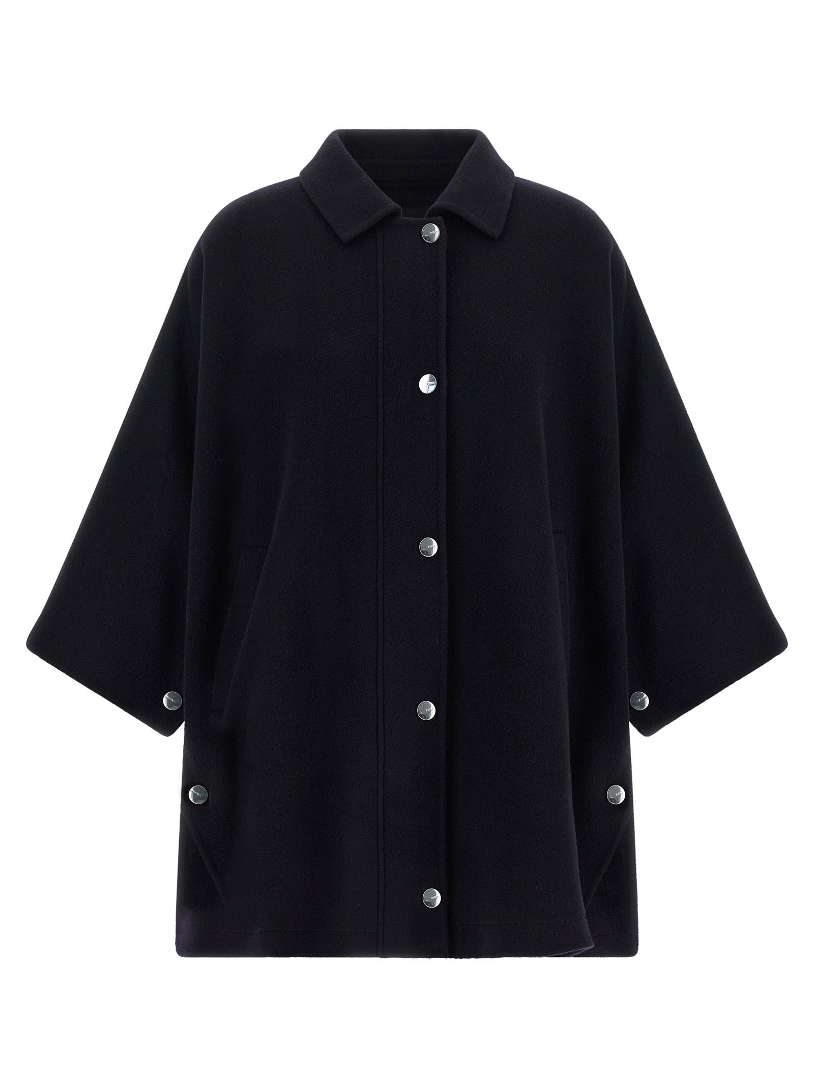 PINKO Blauer Wollmantel