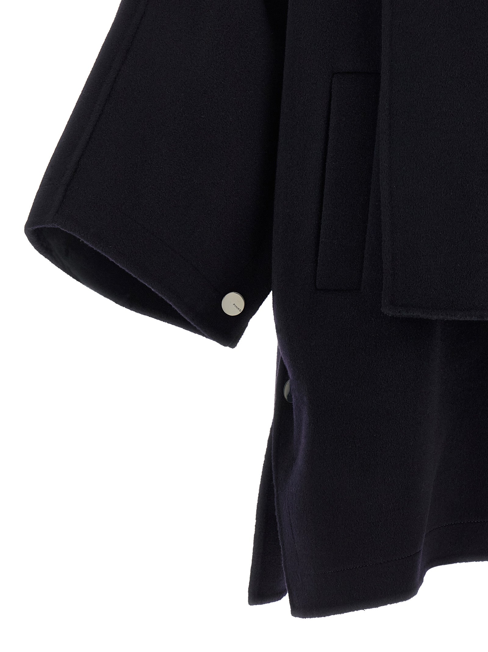 PINKO Blauer Wollmantel