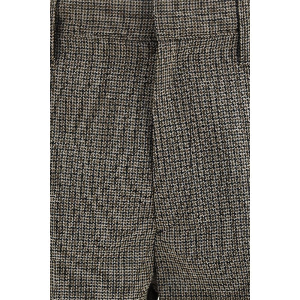 Prada Braune Hose aus Wolle vom Widder
