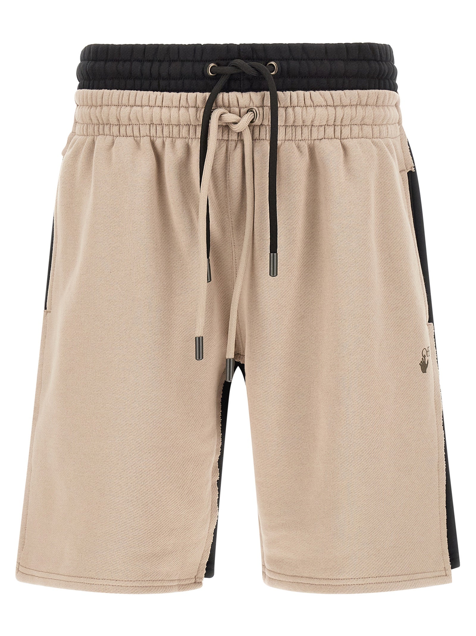 Off-White Mehrfarbige Baumwoll-Bermudashorts