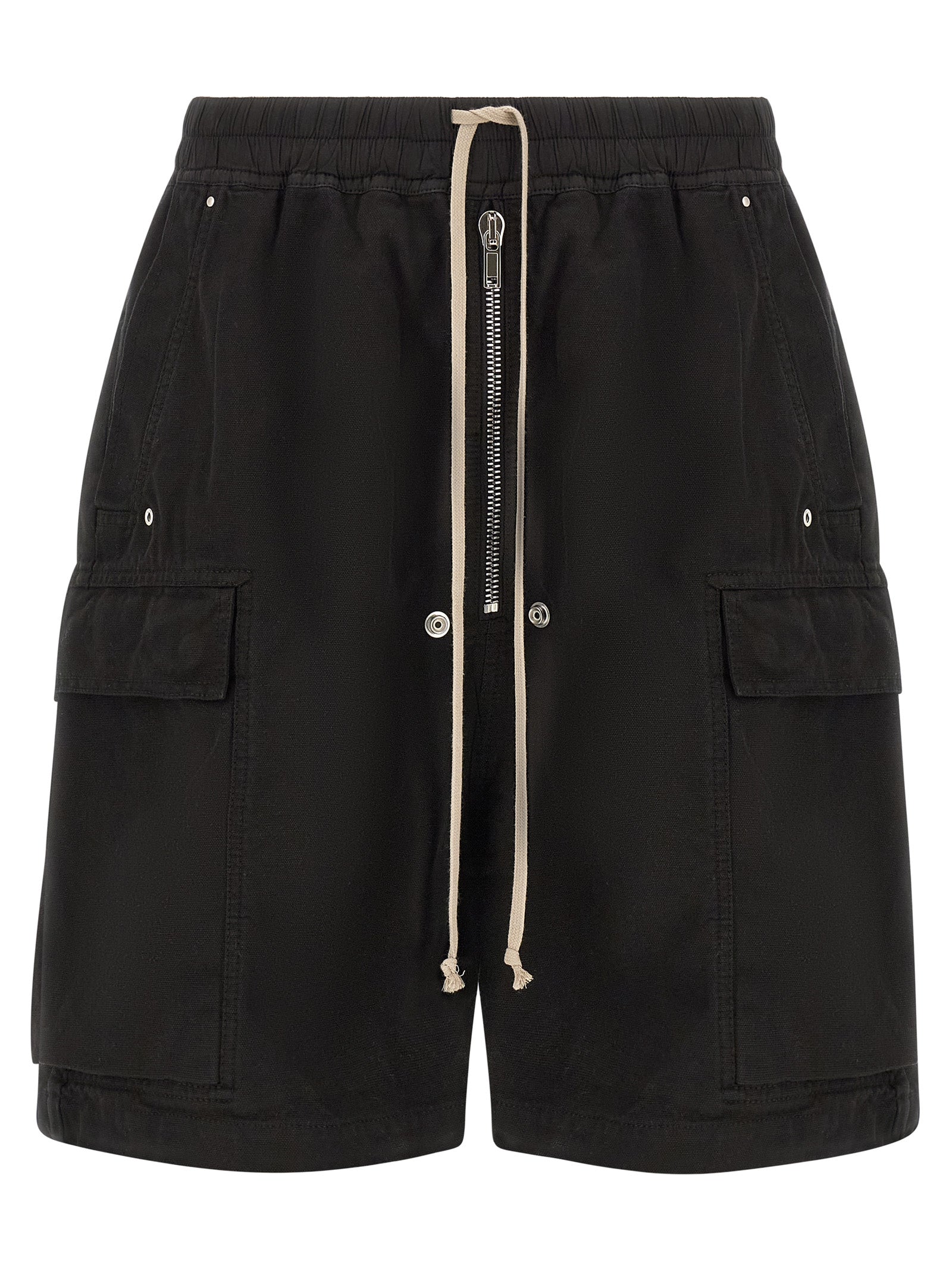 DRKSHDW Schwarze Baumwoll-Bermudashorts