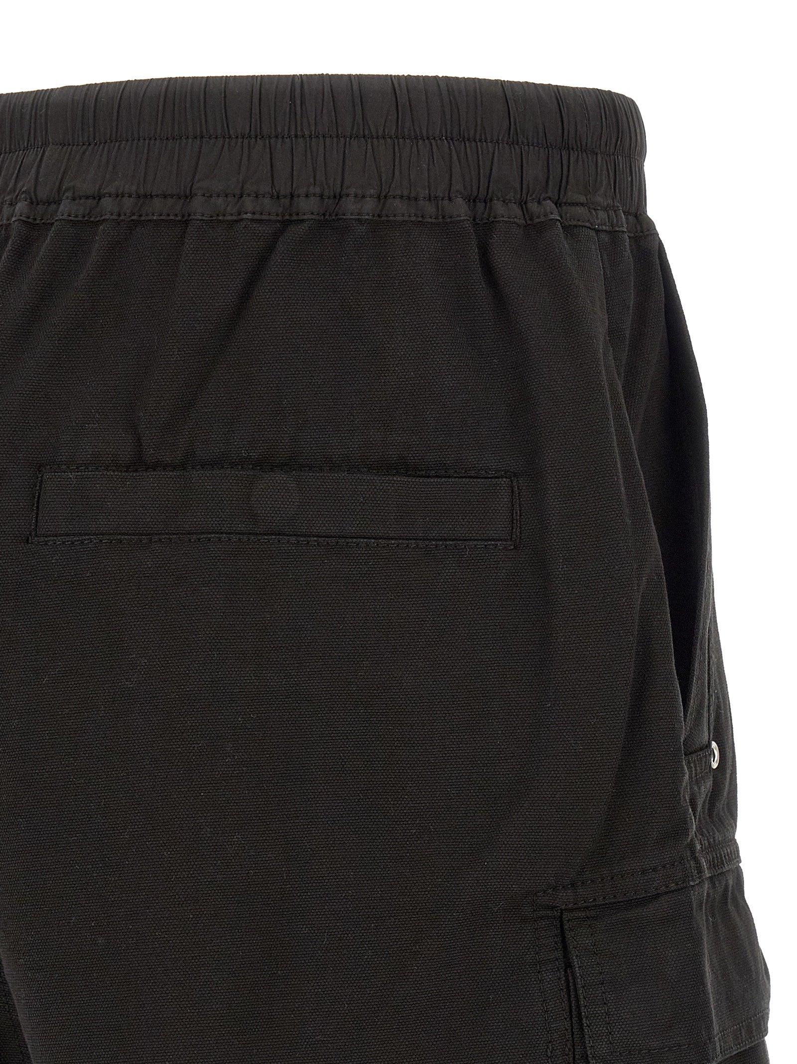 DRKSHDW Schwarze Baumwoll-Bermudashorts