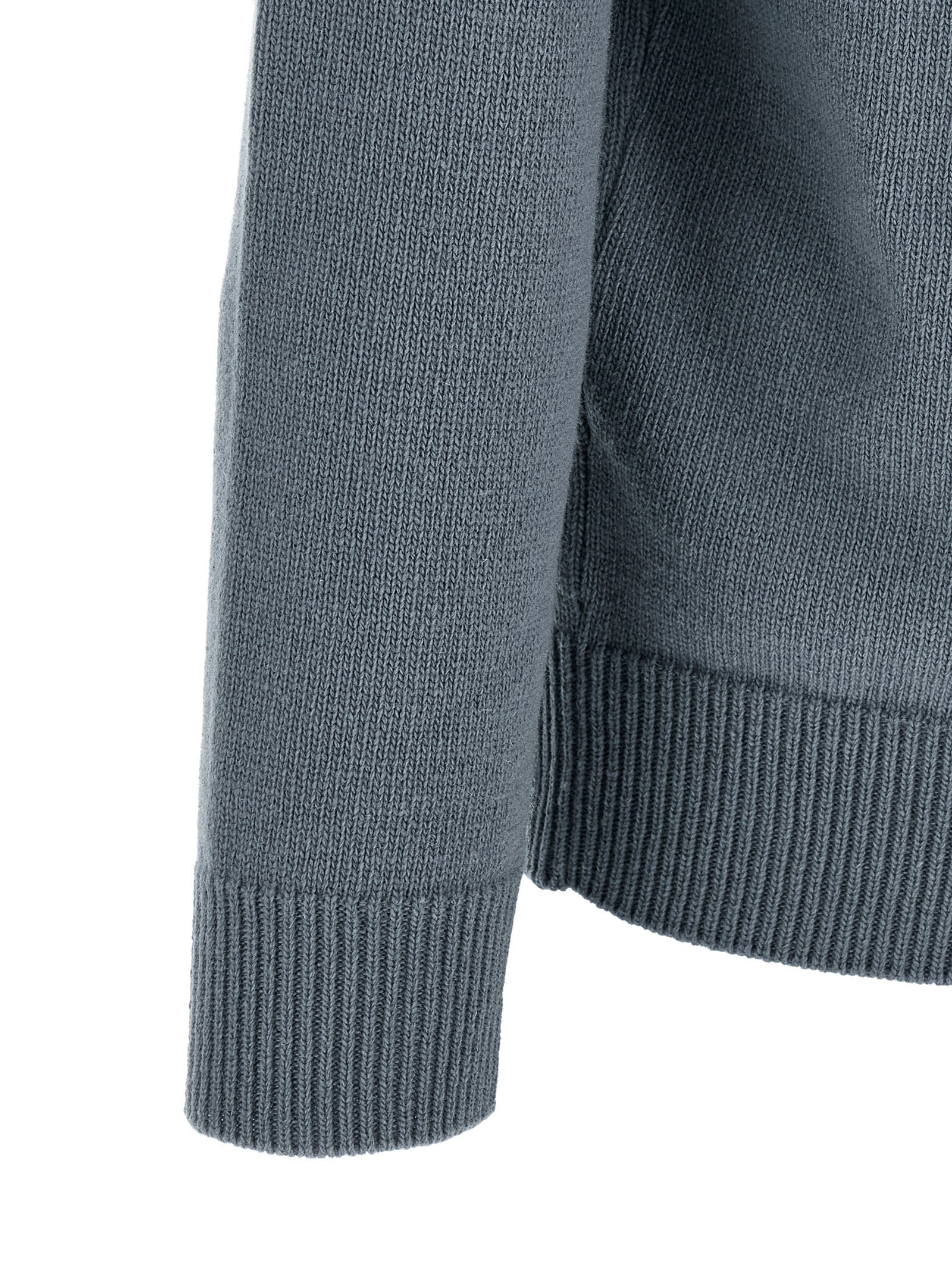 Stone Island Blauer Cardigan aus Schurwolle