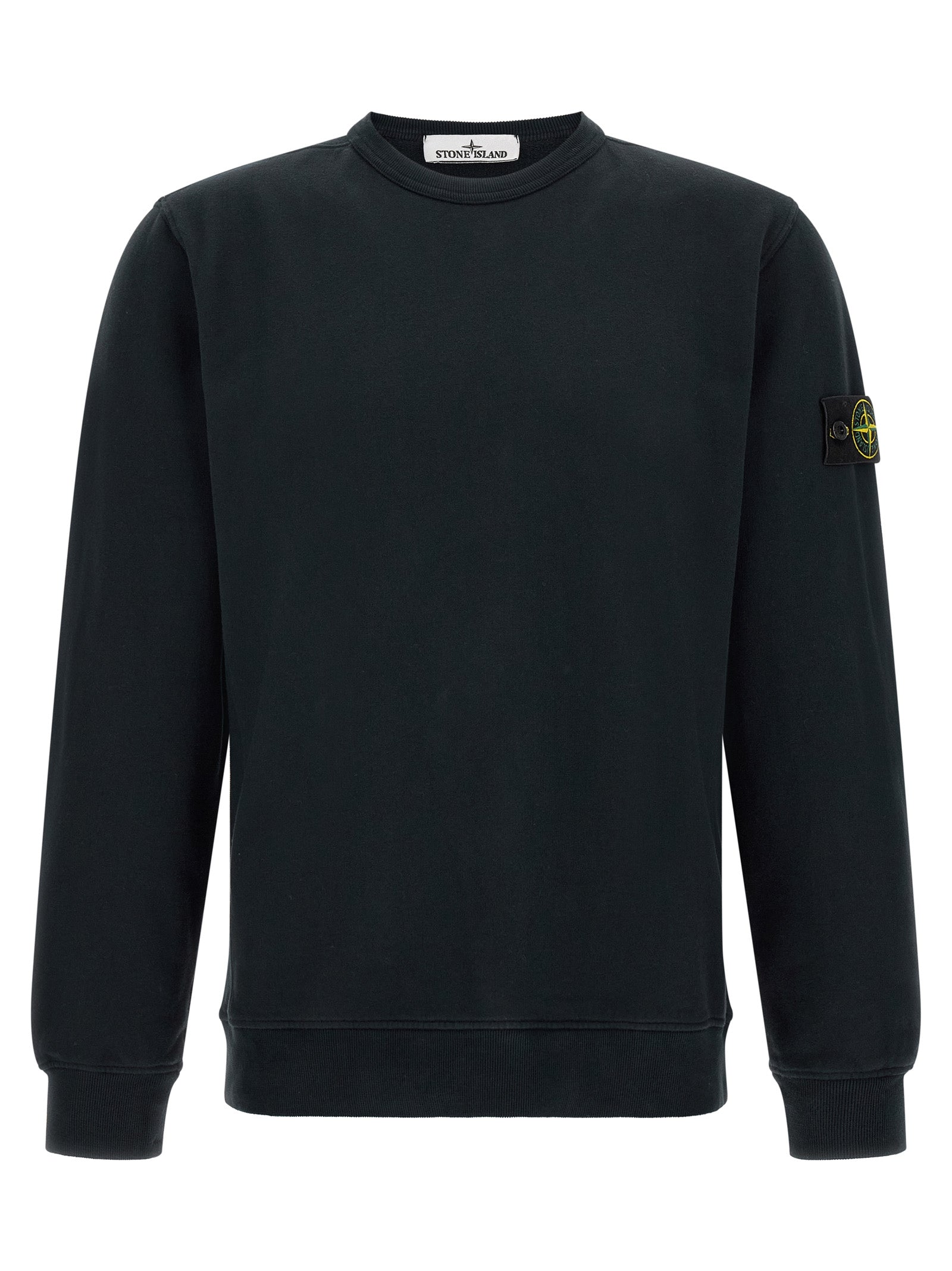 Stone Island Blauer Baumwoll-Sweatshirt