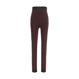 The Attico Lila Viskose Leggings