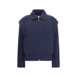 Giorgio Armani Blauer Woll-Oversize-Bomber