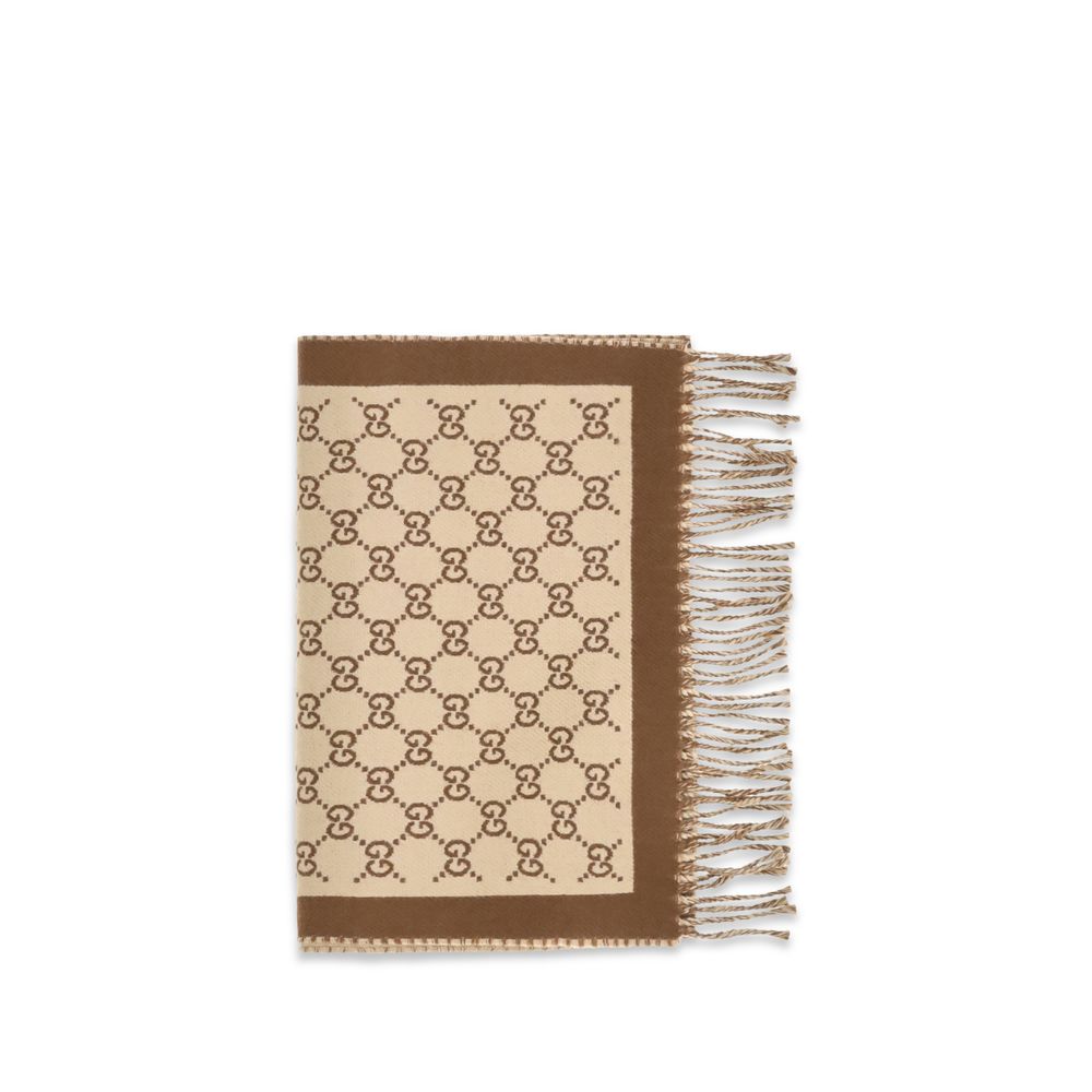 Gucci Beige Ovis Aries Wollschal