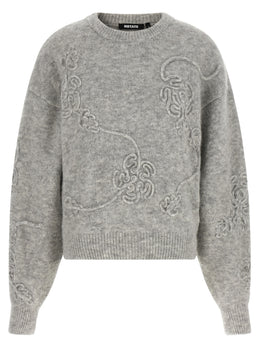 ROTATE BIRGER CHRISTENSEN Grauer Wollcardigan