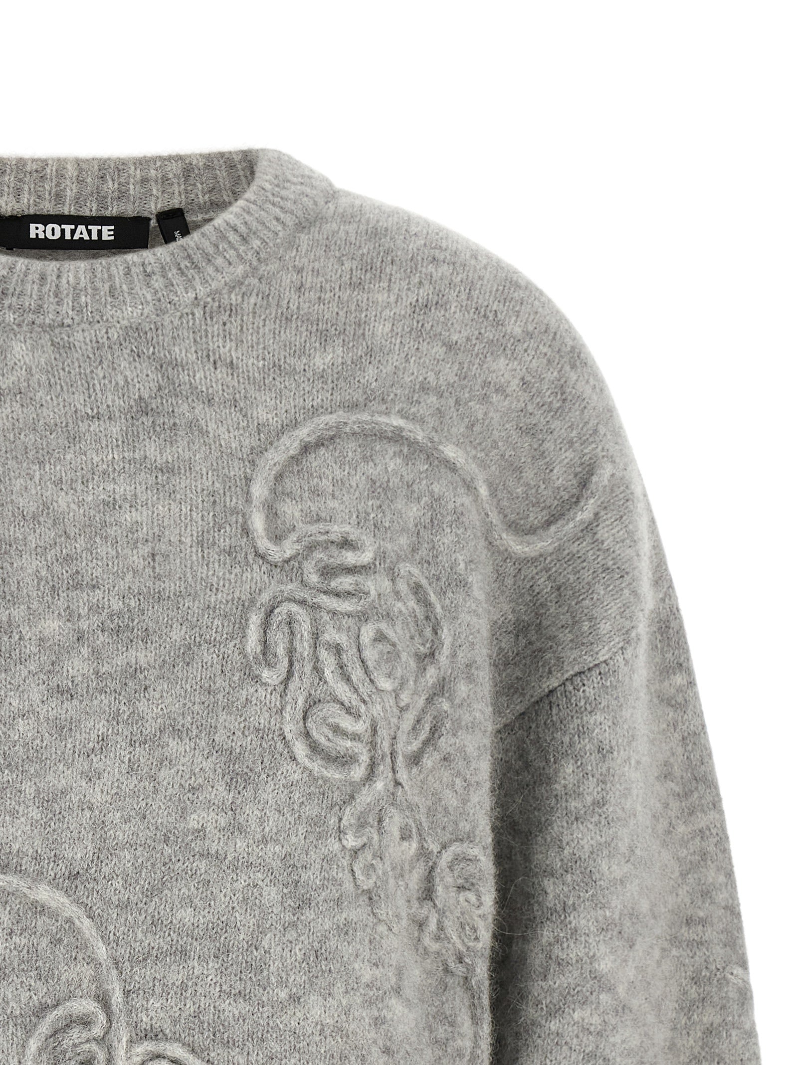 ROTATE BIRGER CHRISTENSEN Grauer Wollcardigan