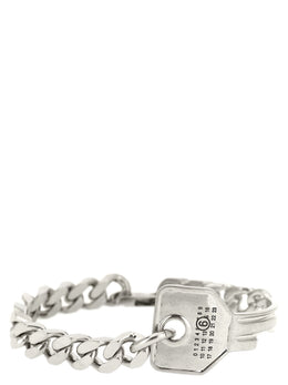 MM6 Maison Margiela Armband aus Messing mit Silber-Finish