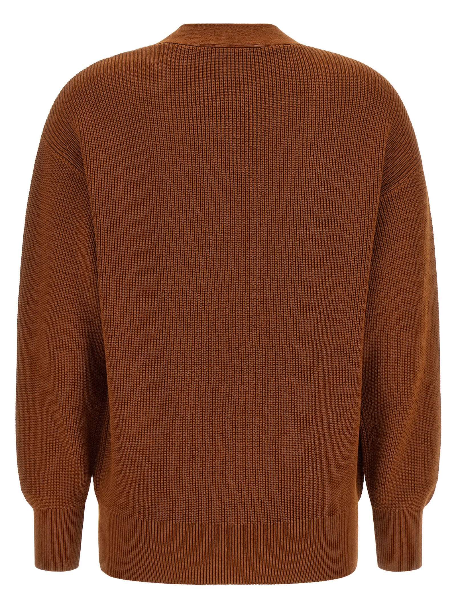 Elisabetta Franchi Brauner Viskose-Cardigan