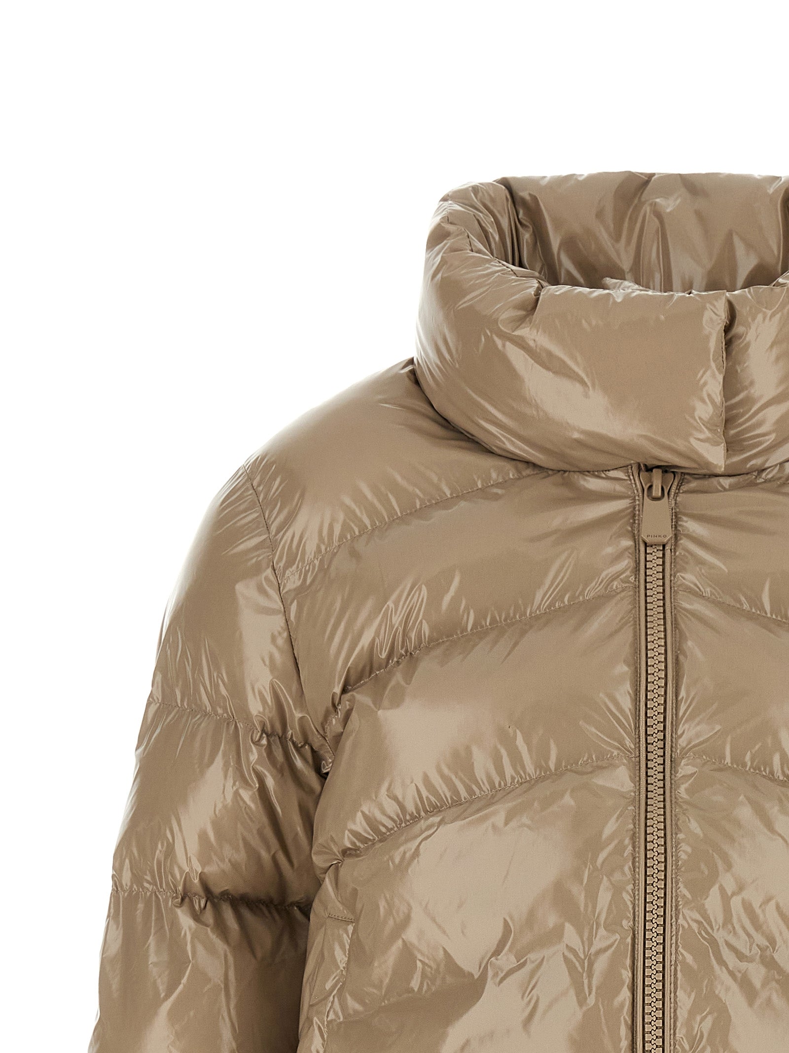 PINKO Beige Polyamid Steppjacke