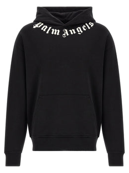 Palm Angels Schwarzer Baumwoll-Sweatshirt
