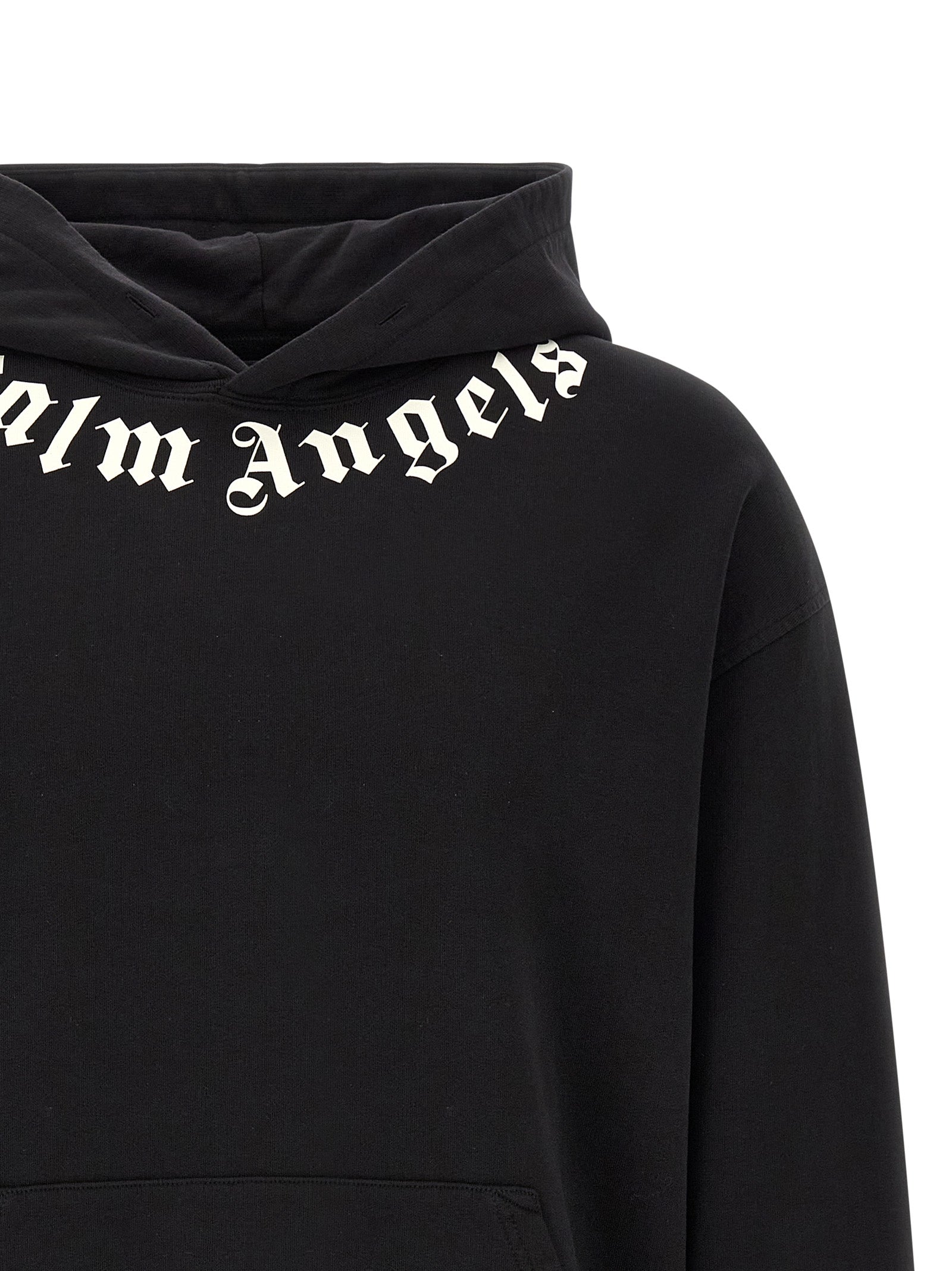 Palm Angels Schwarzer Baumwoll-Sweatshirt