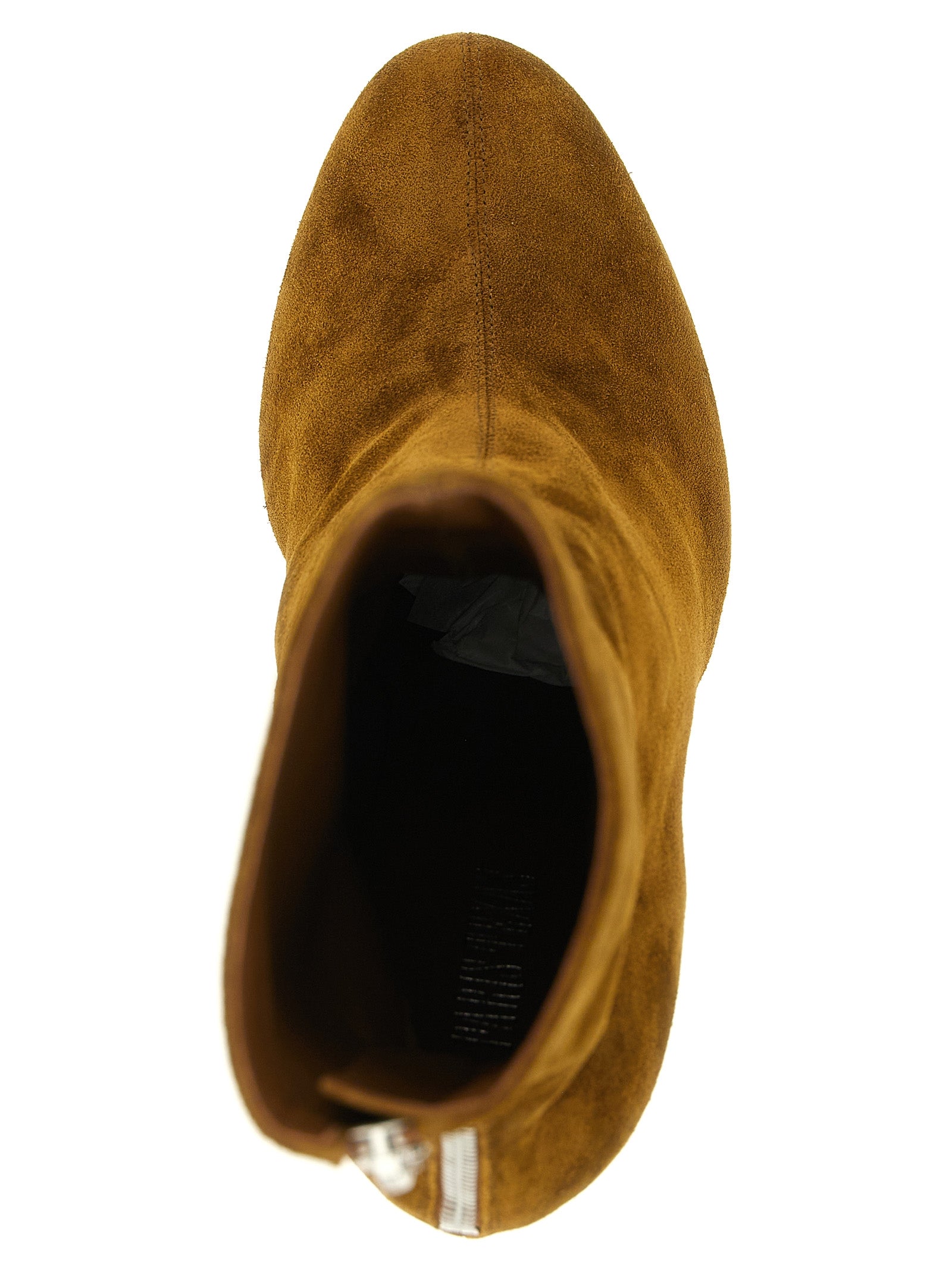 Paris Texas Ankle Boots aus braunem Kalbsleder