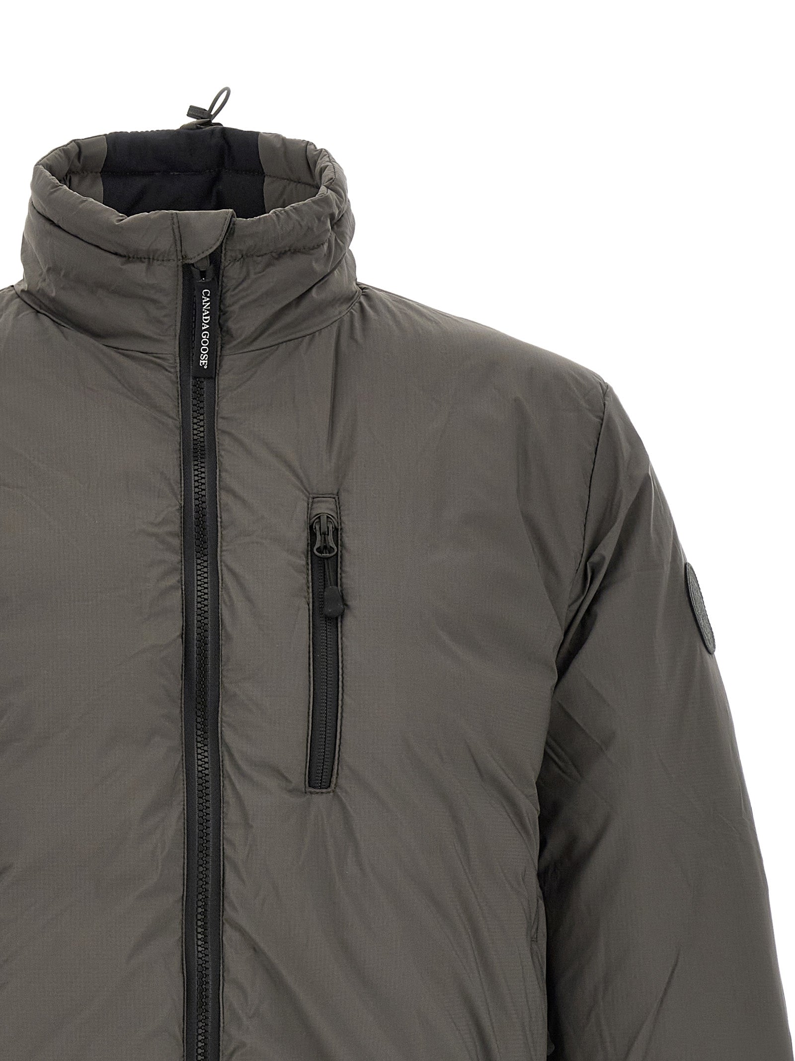 Canada Goose Zweifarbige Polyamid-Steppjacke in voller Länge