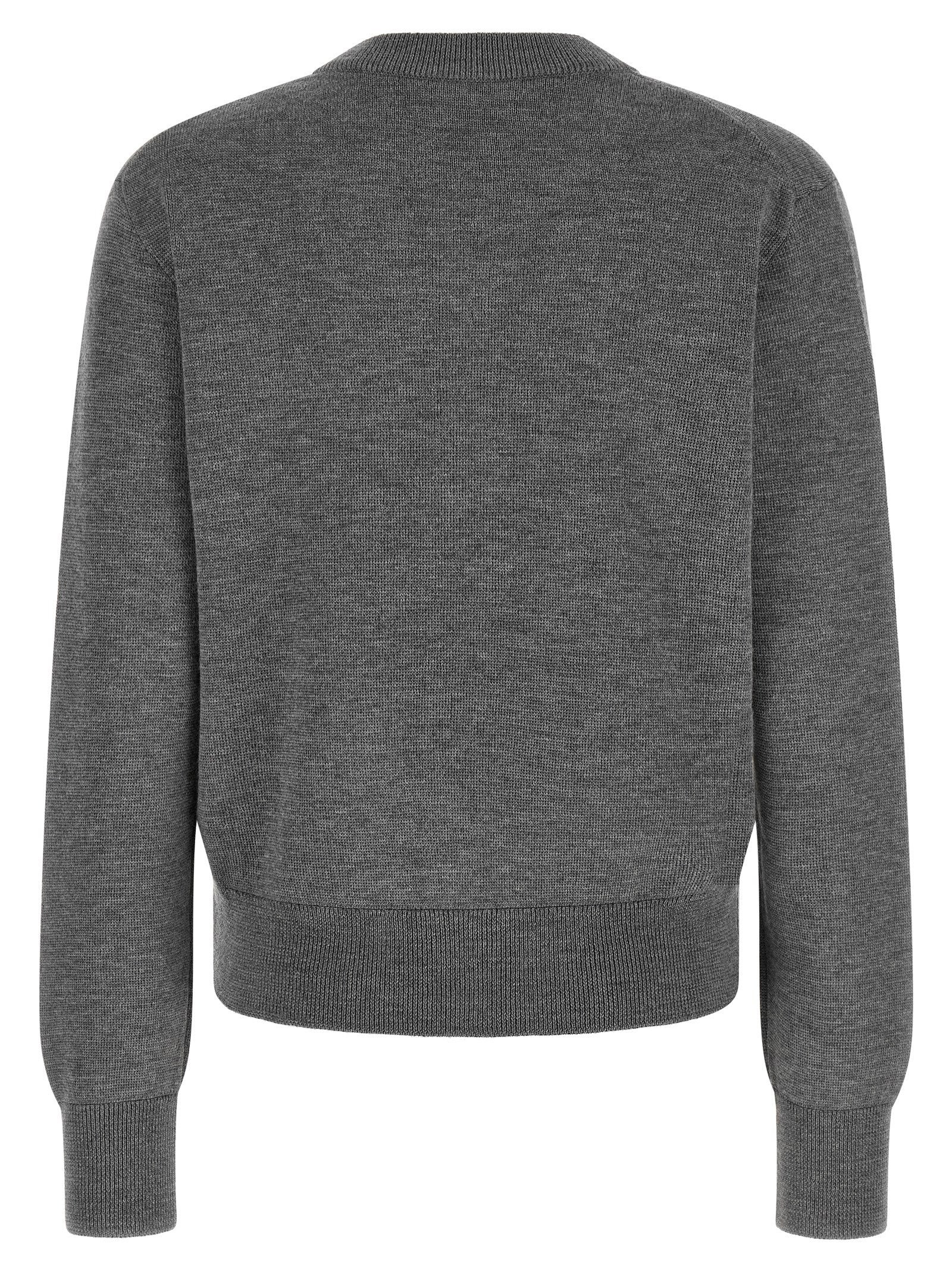 Ami Paris Grauer Wollcardigan