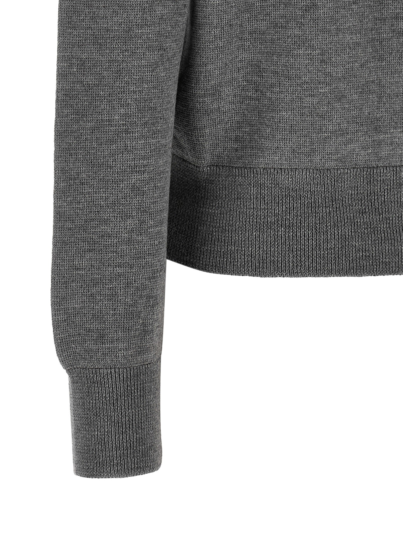 Ami Paris Grauer Wollcardigan