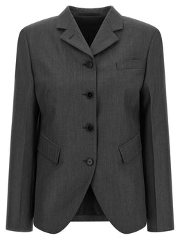 Jil Sander Grauer Wollblazer