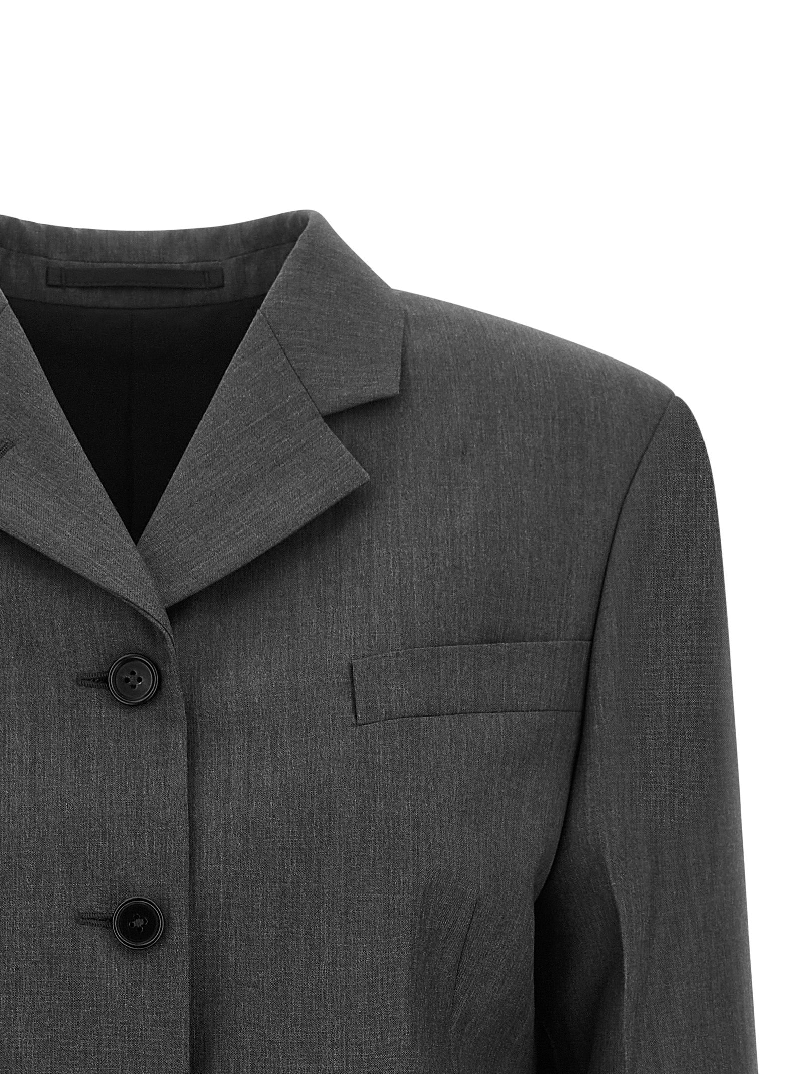 Jil Sander Grauer Wollblazer
