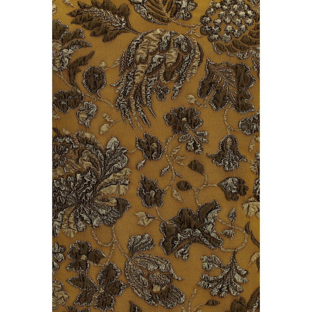Saint Laurent Braunes Polyamid Freizeitkleid