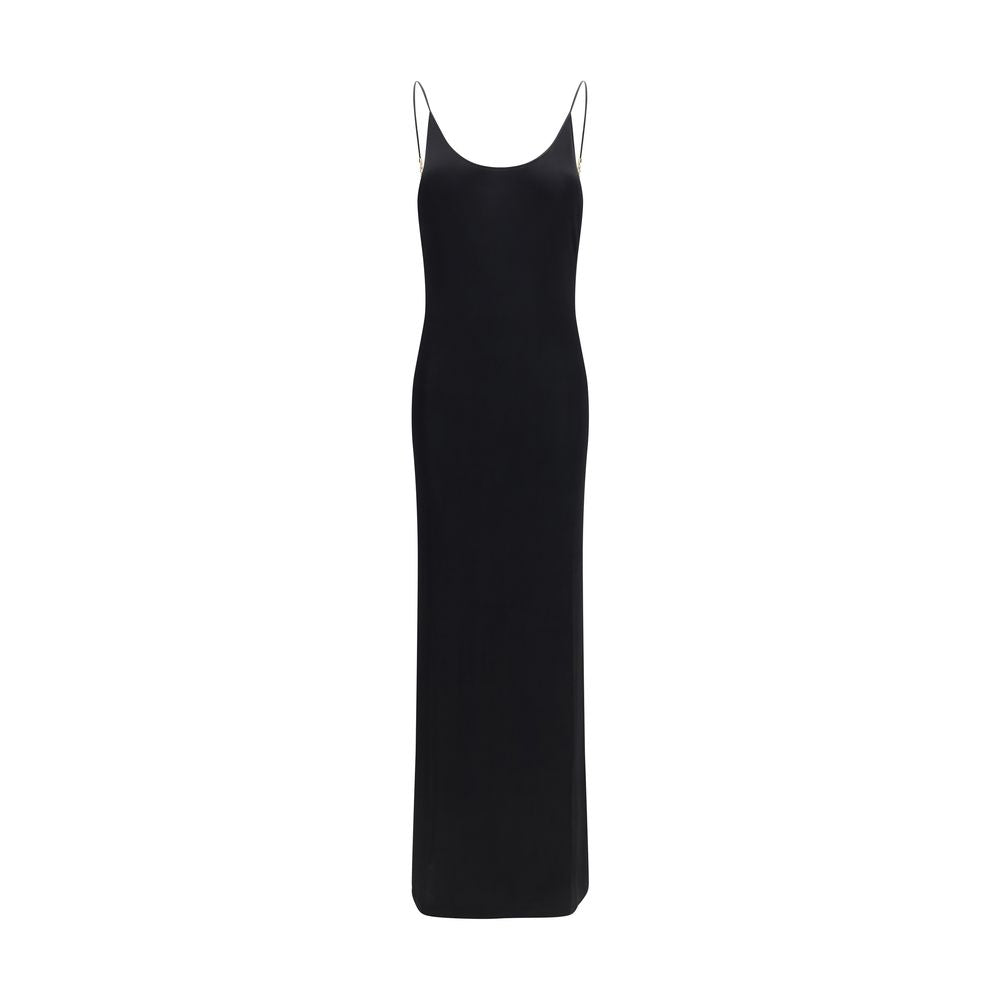 Saint Laurent Schwarzes Viskose-Freizeitkleid