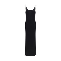 Saint Laurent Schwarzes Viskose-Freizeitkleid