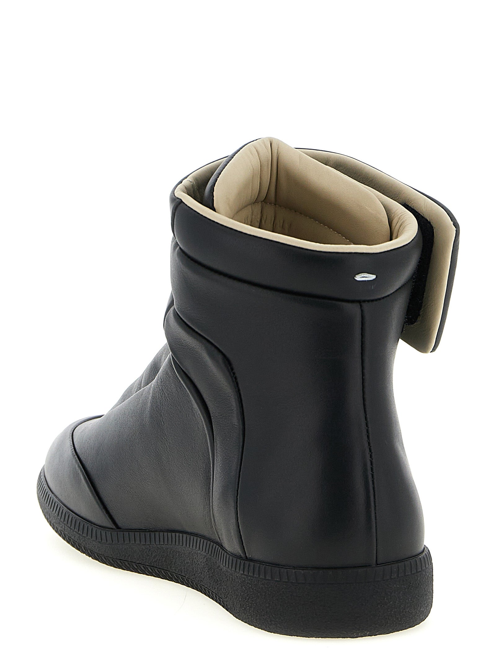Maison Margiela Schwarze Kalbsleder Chunky Sneaker